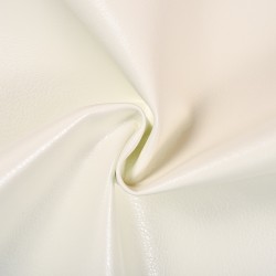 Ткань Дерматин (Кожзам) для мебели, цвет Белый (на отрез)  в Самаре