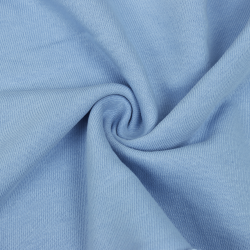 Ткань Футер 3-х нитка, Петля, цвет Светло-Голубой (на отрез)  в Самаре