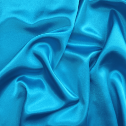 *Ткань Атлас-сатин, цвет Голубой (на отрез)  в Самаре
