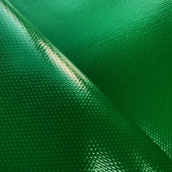 Ткань ПВХ 600 гр/м2 плотная, Зелёный (Ширина 150см), на отрез  в Самаре