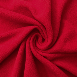 Флис Односторонний 130 гр/м2, цвет Красный (на отрез)  в Самаре