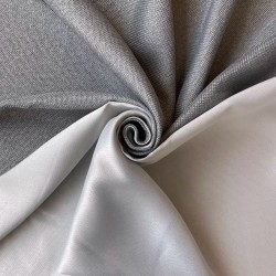 Ткань Блэкаут для штор светозатемняющая 75% &quot;Рогожка Серый&quot; (опт)  в Самаре