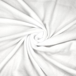 Флис Односторонний 130 гр/м2, цвет Белый (на отрез)  в Самаре