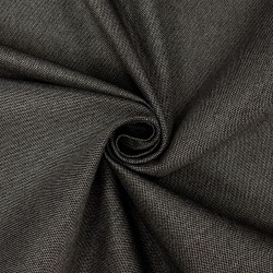 Ткань Рогожка (мебельная), цвет Тёмно-Серый (на отрез)  в Самаре