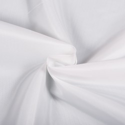 Ткань подкладочная Таффета 190Т, цвет Белый (на отрез)  в Самаре