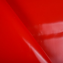Ткань ПВХ 450 гр/м2, Красный (на отрез)  в Самаре