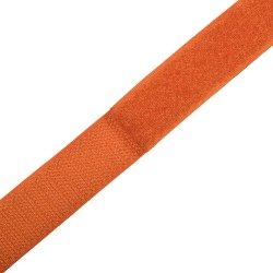 Контактная лента 25мм цвет Оранжевый (велькро-липучка, на отрез)  в Самаре