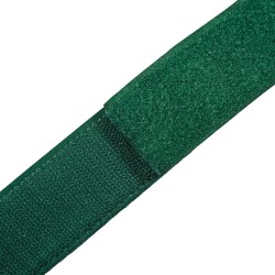 Контактная лента 40мм (38мм)  Зелёный (велькро-липучка, на отрез)  в Самаре