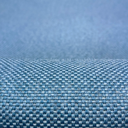 Ткань Блэкаут для штор светозатемняющая 85% &quot;Рогожка Синяя&quot; (на отрез)  в Самаре