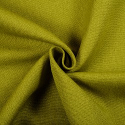 Ткань Рогожка (мебельная), цвет Зелёный (на отрез)  в Самаре