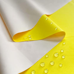 Водонепроницаемая Дышащая Мембранная ткань PU 10'000, цвет Жёлтый (на отрез)  в Самаре