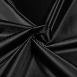 *Ткань Оксфорд 210D PU, цвет Черный (на отрез)  в Самаре