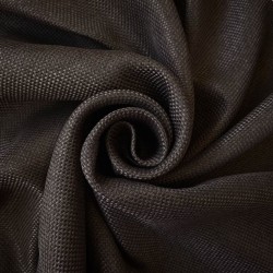 Ткань Блэкаут для штор светозатемняющая 75% &quot;Рогожка Темно-коричневая&quot; (опт)  в Самаре