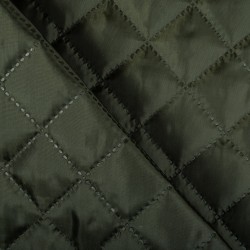 Стеганая подкладочная ткань с синтепоном (100гр/м2), цвет Хаки (на отрез)  в Самаре