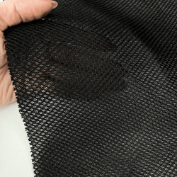Сетка 3D трехслойная Air mesh 165 гр/м2, цвет Черный (на отрез)  в Самаре