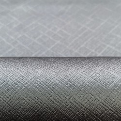 Ткань Блэкаут для штор светозатемняющая 100% &quot;Орнамент Серый&quot; (на отрез)  в Самаре