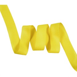 Окантовочная лента-бейка, цвет Жёлтый 22мм (на отрез)  в Самаре