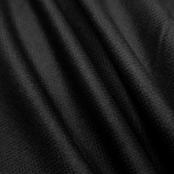 Ткань Блэкаут для штор светозатемняющая 75% &quot;Рогожка Черная&quot; (опт)  в Самаре